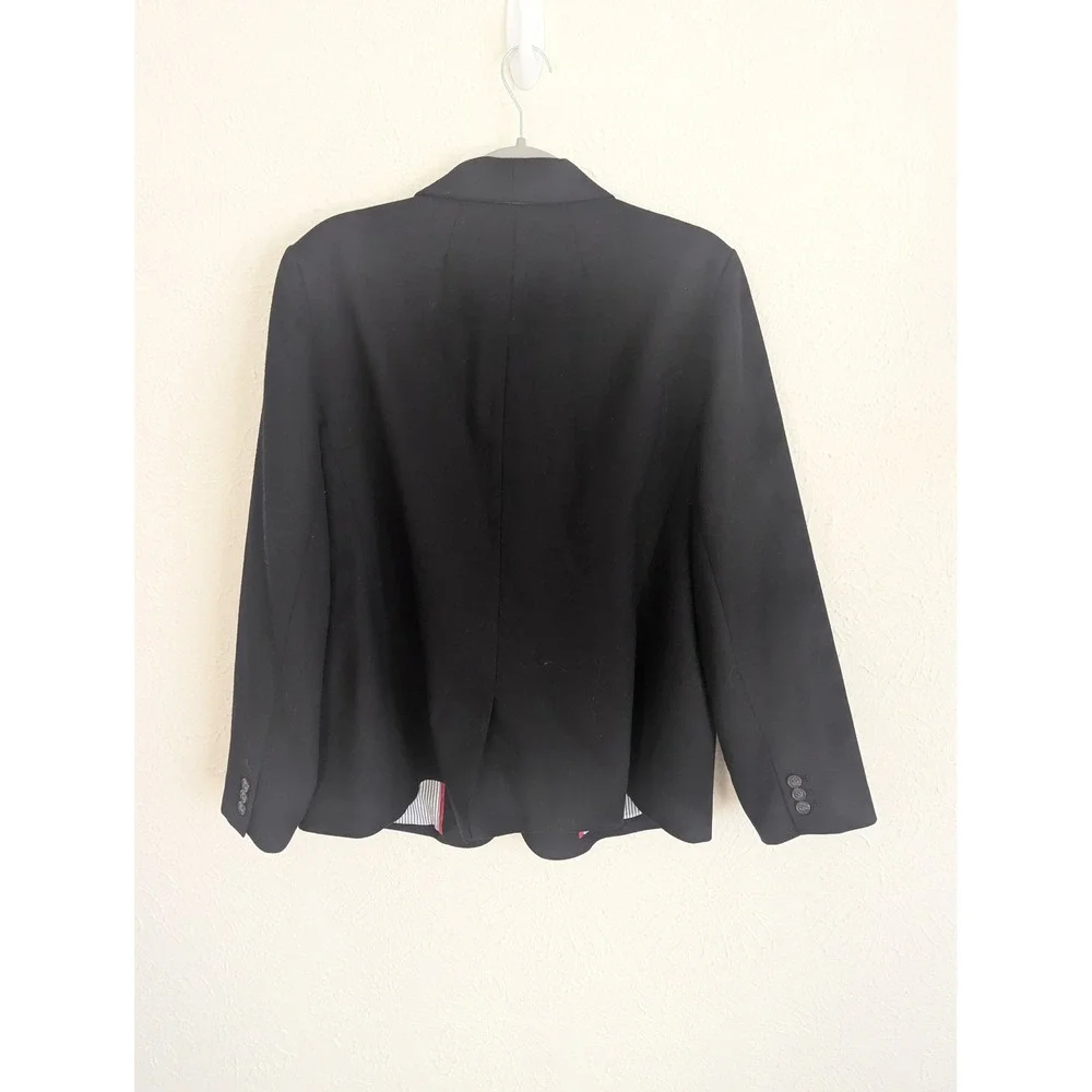 J.Crew Parke blazer size 20 black wool tailored‎ classic workwear
